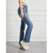 Women's Clothing Jeans Slim High Waist High Elastic Trousers Large Size Women's Pants Raw Edge Stitching_mkmklike.com
