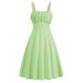 Women's Clothing retro Hepburn style sling halter neck dual use solid color slim dress_mkmklike.com