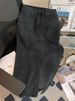 K High Waisted Split Denim Skirt, Thin A-line Skirt, Slimming Mid Length Skirt, Hip Hugging Skirt_mkmklike.com