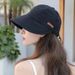 Hot Sale Women Foldable Sunhat Summer Girls Drawstring Adjustable Solid Fisherman Hats Outdoor Beach Breathable Caps Casual_mkmklike.com