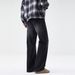 Men's Clothing & Archer0603 & American Retro Washed Black Flared Versatile Loose Casual Trendy Cleanfit Jeans_mkmklike.com