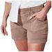European And American Foreign Trade Cross-border Supply Stretch Slim-fit Vintage Denim Shorts For Women_mkmklike.com
