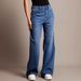Women's Clothing Fashion Retro High Waist Loose Wide Leg Pants Straight Jeans Drape Mopping Trousers For Women_mkmklike.com
