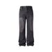Men's Clothing Black Blue Gray Washed Retro Old Bootcut Scimitar Retro Slim Denim Trousers_mkmklike.com