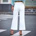 High Waist Wide Leg Jeans For Women - Stretch Denim Pants In 7 Colors (White/Grey/Navy/Green) | Comfortable & Trendy Streetwear_mkmklike.com