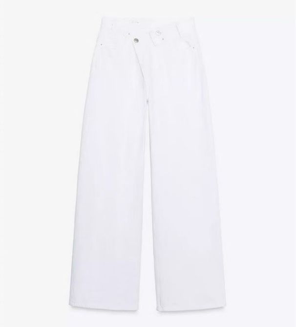 TAOP&ZA Women's Double Layer Wide Leg Straight Leg Jeans High Waisted Commuter Trousers Fashion Early Autumn New_mkmklike.com