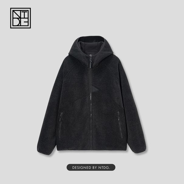 Double-Sided Hooded Sweatshirt Jacket For Men, Autumn Hot-Selling American Retro Casual Couple's Warm Fleece Top_mkmklike.com