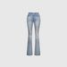 High Waisted Slimming Ripped Flare Jeans Butt Lifting Retro Washed Sexy Women's Denim Jeans_mkmklike.com