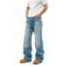 Vintage Light Blue Wide Leg Jeans For Men & Women, High Waist Straight Leg Distressed Denim Pants, Summer Washed Retro Style_mkmklike.com