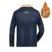 Pulse Pulse Cross-Border Denim Cotton Jacket Men's Casual American Version Loose Plus Size Fleece Lined Thickened_mkmklike.com