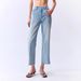 Women's Clothing Niche Minimalist Spring And Summer All Match Straight Stretch Jeans Women's High Waist Casual Pants Women_mkmklike.com
