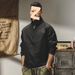 Mountain Style 2025 Spring And Autumn New Stand Collar Loose Urban Outdoor Commuter Workwear Jacket For Men_mkmklike.com