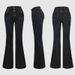 Elastic Slim Fit Splicing Flared Denim Trousers High Waist Fashionable Slim Hot Girl Trousers_mkmklike.com