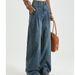 Women's Vintage High-Waisted Banana Jeans – Flared Wide-Leg & Relaxed Fit (Retro 70s Style, Comfortable & Trendy)_mkmklike.com