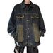 Loom Men's Denim Spring Autumn Washed Vintage Design Trendy Brand European American Street Sty Bomber Jacket Casual_mkmklike.com