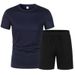 Men's Clothing Casual Spot T-Shirt Shorts Thin Breathable Sports Suit_mkmklike.com