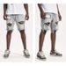Men's Clothing Men's Distressed Denim Shorts - Korean Style 5-Inch Casual Summer Shorts With Ripped Details & Relaxed Fit (S-3XL, Black/Blue)_mkmklike.com