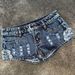 Low-rise Denim Hot Pants Tight And Thin Women's Pants Ultra-low-rise Nostalgic Split Jeans Internet Celebrity Rivet Holes Trendy_mkmklike.com