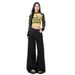 Dark Blue Fleece-lined Wide-leg Jeans For Women, 2025 Autumn And Winter New Style, High-waisted, Loose, Straight-cut,_mkmklike.com