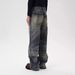 Men’s & Women’s Vintage Storm Snow Wash Jeans – Distressed Straight-Leg, Relaxed Fit, Artisan Whiskering_mkmklike.com