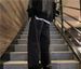 Men's Summer Washed Yellow Mud Dyed Trendy Pants Style Retro Loose Straight Leg Jeans_mkmklike.com