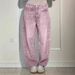Women's High-Waisted Straight Leg Jeans With Sparkling Star Embroidery, Comfortable Stretch Denim Pants For Casual & Office Wear_mkmklike.com