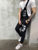Men's Clothing Bib Pants, Slim Fit, Slim Men's Pants, Cross-border Exclusive, European Popular Men's Bib Pants_mkmklike.com
