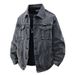 Men's Clothing Spring And Autumn Japanese Workwear Denim Jacket Men's Casual Slim Long Sleeved Top Hot Style Large Size New Retro Jacket Men_mkmklike.com