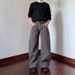 Men's American Style High Street Curved Casual Trousers Pleated Straight Leg Trendy Loose Wide Leg Cargo For Spring And Summer_mkmklike.com