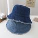 Hot Sale Hip Hop Men's Denim Washed Retro Bucket Male Big Size Fisherman Hat Beach Holiday Sun INS Streetwear Summer Caps Gorros_mkmklike.com
