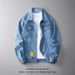 BOY Korean Syle Denim Jacke Spring Auumn Embroidered Label Long Sleeve Fashion Versaile Personaliy Top Men's_mkmklike.com