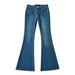Women's Clothing Sexy Low Waist Slim Hip Hugging Raw Edge Flared Pants Women's Washed Micro Flared Denim Long Pants_mkmklike.com
