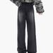 Men's Clothing Simple Washed Old Basic Straight Jeans Retro Loose Casual Wide Leg Long_mkmklike.com