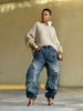 Women's Clothing Women's Ripped Patchwork Washed Jeans Jeans Multi Pocket Denim Clothing For Formal & Casual For Women_mkmklike.com