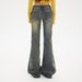 American Retro Micro-flared Jeans For Women, New Autumn And Winter Low-waist Slimming Wide-leg Versatile Stretchy_mkmklike.com