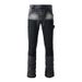 American-style Cross-border Flared Jeans, Trendy Color-blocked Bell-bottoms For Men, High-end Fashion Casual Pants With A Sophisticated Feel._mkmklike.com