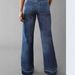 Women's Straight Leg Relaxed Fit Stretch Denim Jeans - Classic Blue & Black - Mid Rise Comfort For Casual & Streetwear_mkmklike.com