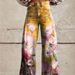 Women's clothing large size women's casual pants thin wide-leg pants trousers_mkmklike.com