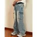 Vintage Washed Carpenter Jeans – Relaxed Straight Fit Workwear Pants With Utility Pockets (S-XXXL, Midweight Cotton, Unisex Streetwear Staple)_mkmklike.com