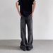 Nordmann European And American Style Retro Washed Lightning Pattern Jeans For Men High Street Cleanfit Slim Fit Pants_mkmklike.com