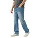 Men's Floral Washed Jeans Spring Summer New Wide Leg Straight Fit Casual Loose Trousers Versatile Retro Style_mkmklike.com