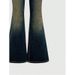 Women's High-Waisted Flared Jeans Heavy Embroidery European American Style Distressed Cross Border Exclusive Denim_mkmklike.com