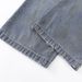 Distressed Washed Jeans For Men, Dad Punk Style, Worn And Loose Straight-Leg Pants_mkmklike.com