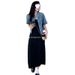 Chicco Summer Jacket New Style Matching Fashion Denim Short Sleeve Slimming Strap Dress Two-Piece Set Sun Protection_mkmklike.com