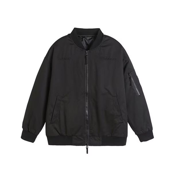 Men's Spring Autumn American Street Style Cool Pilot Baseball Jacket Loose Retro Embroidered Workwear Coat_mkmklike.com