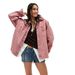 Women's Casual Versatile Denim Jacket European And American Style Pocket Side Slit Design_mkmklike.com