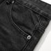 RDT Men's Clothing | American Cleanfit Black Fringed 507 Jeans, Retro Washed And Old Trousers_mkmklike.com