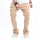 Men's Casual Straight Leg Jeans - Classic Washed Denim Pants For Youth, Comfortable Cotton Blend, Summer Streetwear (XS-XXL)_mkmklike.com