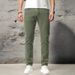 Men's Classic Slim Fit Jeans Solid Color Casual Versatile Stylish Multi Crafted Design_mkmklike.com