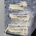 Summer New Trendy Brand Youth Men's Denim Shorts Light Color Washed Piercing Beggar Patch Mid Pants_mkmklike.com